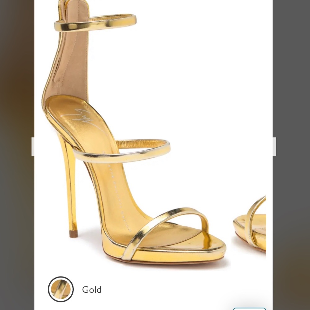 Giuseppe zanotti harmony sandal heel size 39